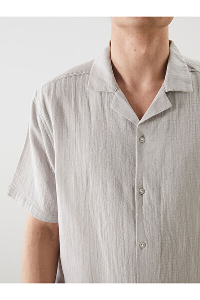 LC Waikiki Ανδρικό πουκάμισο με κοντό μανίκι New Season Standard Fit - S5FB74Z8