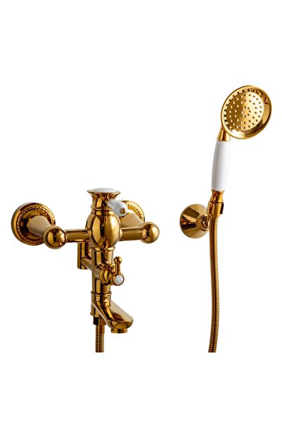 Trendy's Βρύση Μπανιέρας TRENDY’S Gold – Επιτοίχια