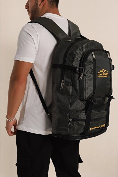 Genel Markalar Haki Bol Gözlü Dağcılık Kamp Sırt Çantası