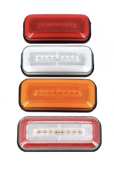 Led Light Alex Lampa laterala LED NEON, lumina rosie, 2 Functii, 12-24 V