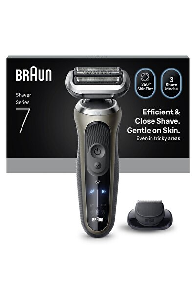 Braun Series 7 Elektrikli Tıraş Makinesi, Islak ve Kuru, Hassas Düzeltici Başlık, 72-C1200S