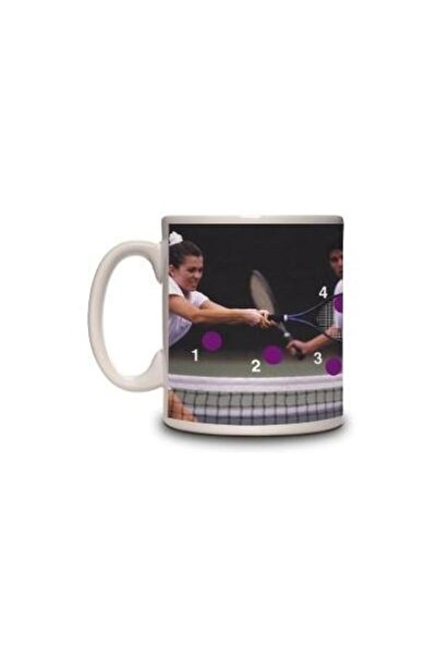 Gagito Cana din ceramica cu imprimeu, Tenis