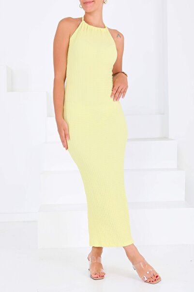 TOFİSA Φόρεμα άνοιγμα με λουράκια - 27555