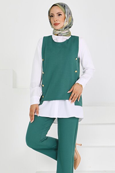 TOFİSA بنطلون سويتر بأزرار ميرا تاكوم زومرود - 27613