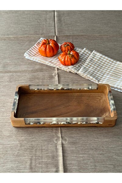 Meri Ev Gereçleri Acacia Rectangular Serving Presentation Tray