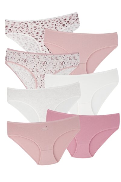 Centini Women's basic panties, Florya Powder, set of 7 pairs