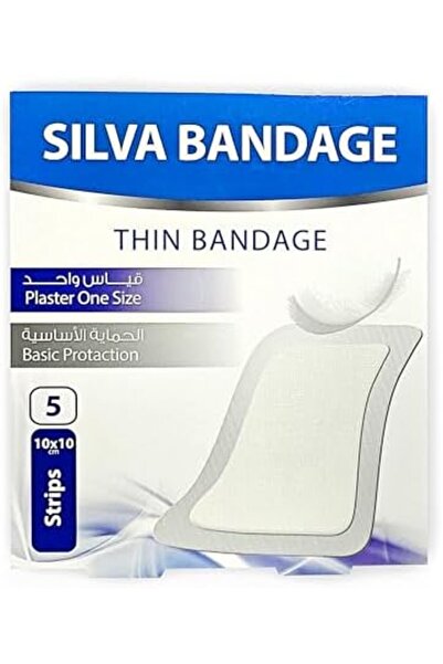 Silva Thin Dressing 10cm x 10cm by Silva, 5 Pieces, P-103