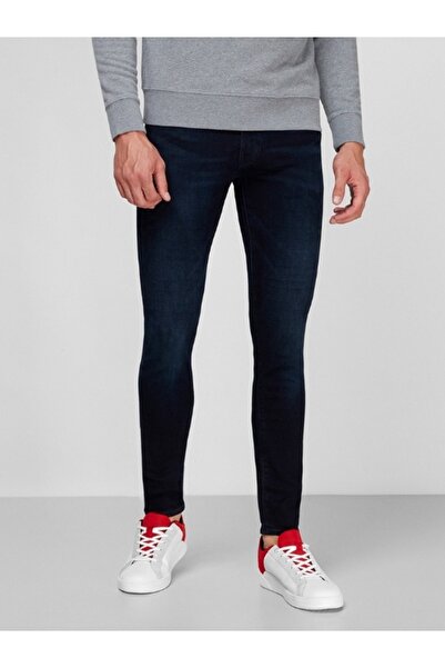 Levi's Blugi skinny taper bărbătești, cu talie medie, bleumarin
