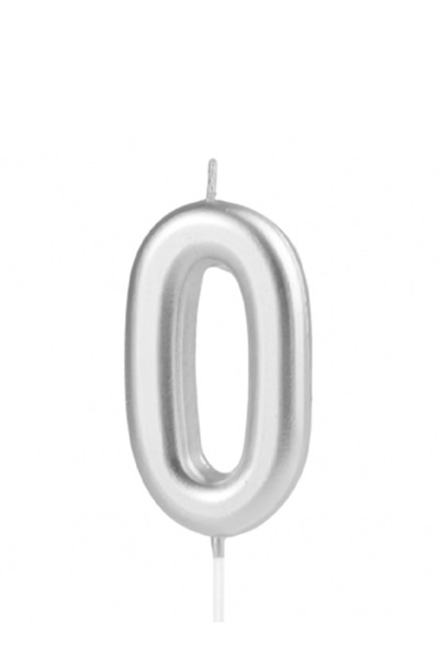 Share the Love شمعة رقم صفر - فضي