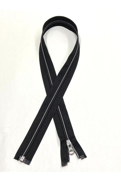 karantuhafiye Яке от спортен екип с цип / 72 см / Черно-сиви шевове / msn024