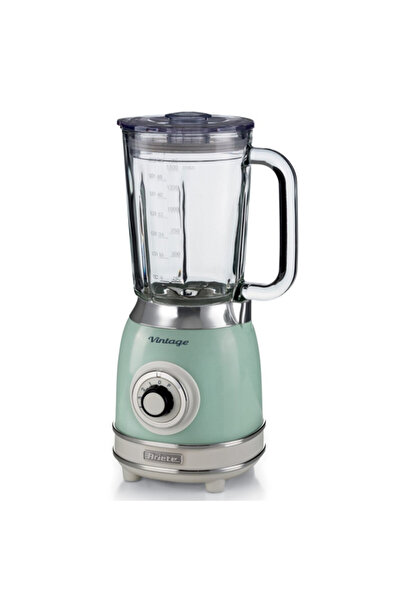 ARIETE Blender VINTAGE 2.0 0583/04, 1000W, 1.5 l, 4 lame, 4 viteze + pulse, Zdrobire gheață, Verde