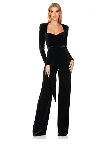 Genel Markalar KALP YAKA ŞIK KADİFE TULUM