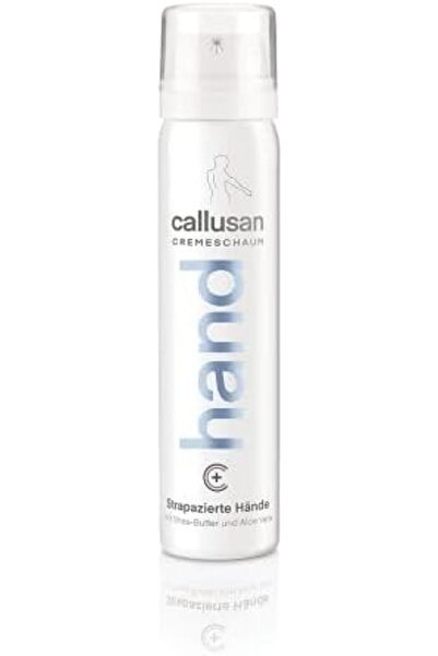 CALLUSAN Hand Cream - 75ml Creamy Foam with Aloe Vera and Shea Butter for Str...