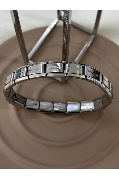 Cozyce Nomination Written Italian Bracelet Indecisive Steel