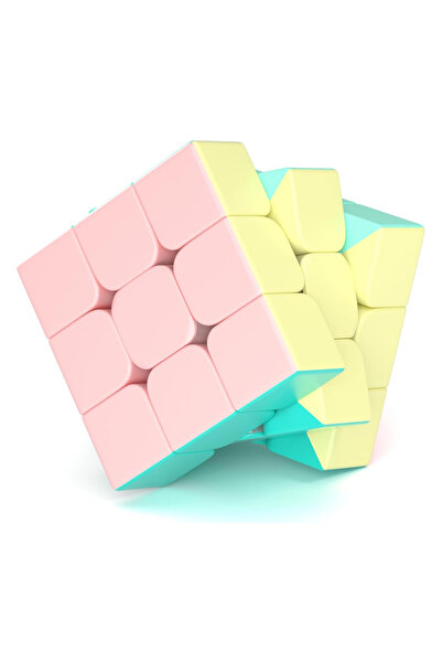 TUENGİ STORE Stickerless Speed Cube Pastel Color Adjustable Professional 3X3 Intelligence Cube Rubik's Cube