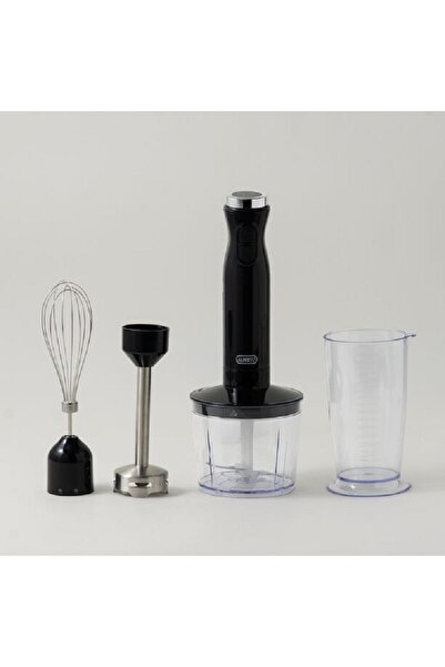 Alberto مجموعة خلاط يدوي من الفولاذ المقاوم للصدأ، 3 قطع، أسود، 1000 واط