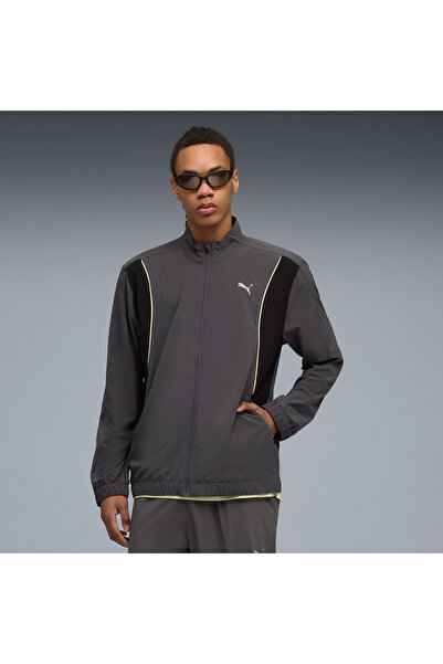 Puma Run Velocity Woven Men's Gray Running Jacket