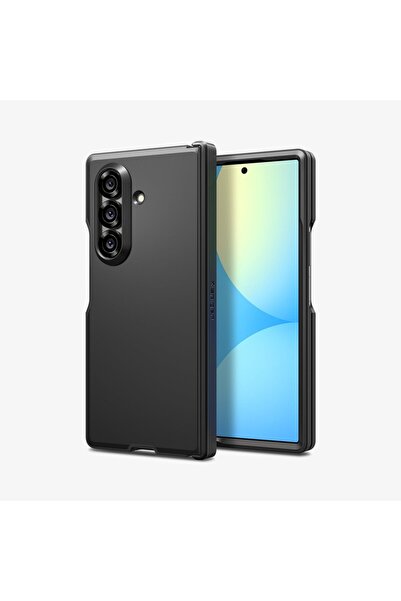 Spigen Galaxy Z Fold 7 Kılıf Tough Armor Pro Black Çift Katman Kapak - ACS09549