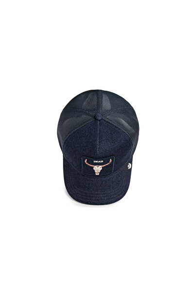 Goorin Bros . Denim Dead (with Buffalo Head Skeleton Figure) 101-2589 Hat