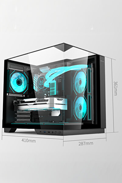 IZOLY MLS X Ryzen 5 5500 32GB 1TB M.2 NVME RTX 3050 8GB 24" 180Hz Oyuncu Masaüstü Bilgisayarı