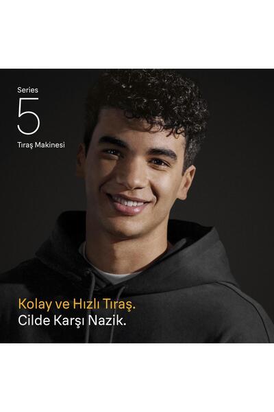 Braun Series 5 Elektrikli Tıraş Makinesi, Islak ve Kuru, Hassas Düzeltici Başlık, 52-N1200S