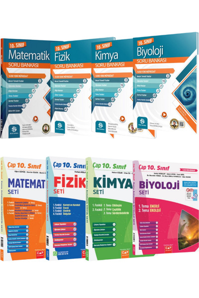 Bilgi Sarmal Yayınları 10. SINIF ÇAP - BİLGİ SARMAL SAYISAL SET
