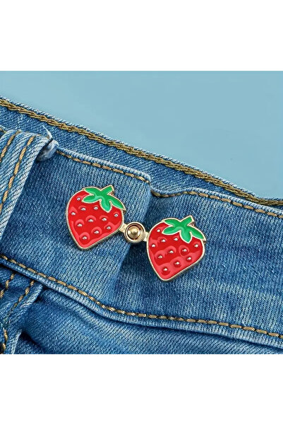 FESECRAFT Çilek Bel Daraltma Aparatı Klipsler Pantolon Beli Daraltma Broş