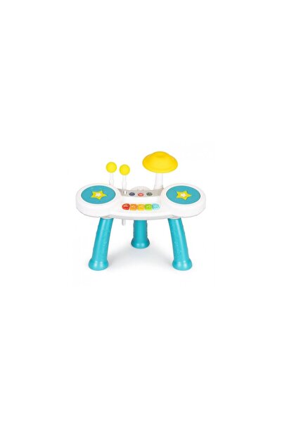 huanger Musical Table with Piano and Drums for Kids HE0525