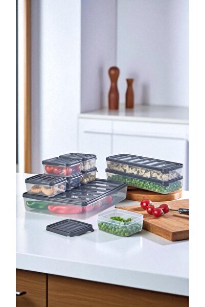 Buclee مجموعة من 9 حاويات تخزين للثلاجة والفريزر مكونة من 18 قطعة لتنظيم وحفظ الطعام