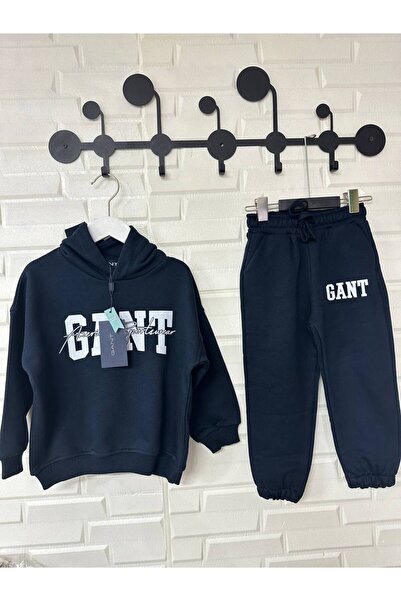 NOBLEKIDS Lacivert Kapüşonlu Eşofman Takımı