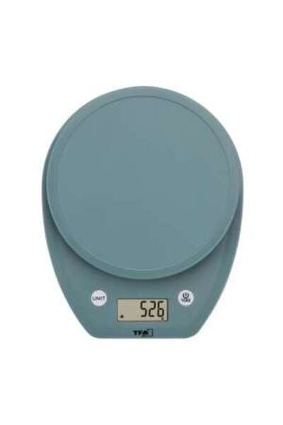TFA Digital Kitchen Scale MOCHI with LCD Display, 5kg Capacity, Turquoise, 50.2007.20