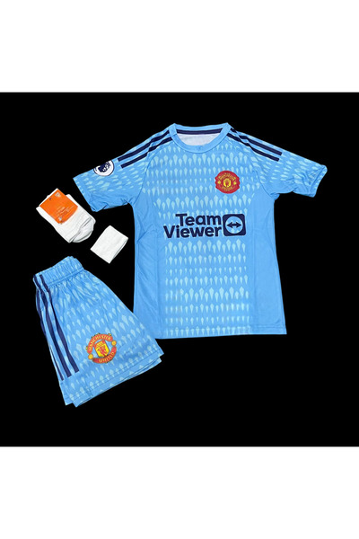 Forma Manchester/United 2022/23 Sezonu David De Gea Çocuk Kaleci Forması 4'lü...