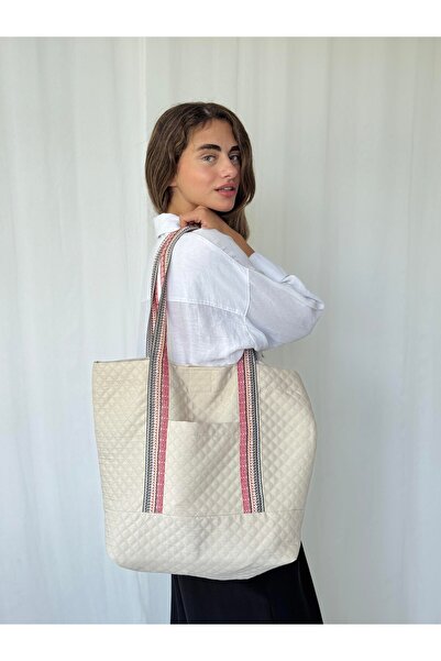 Retrobird Dizajn Prošiveno Tote torba Torba za kupovinu Ženska mešovita boja