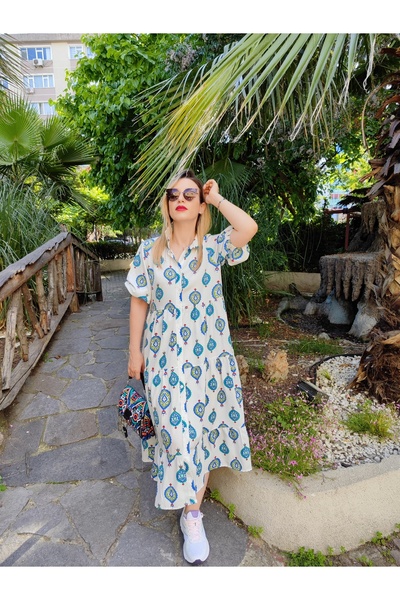 Esperar Φόρεμα με μανίκια μπαλόνι