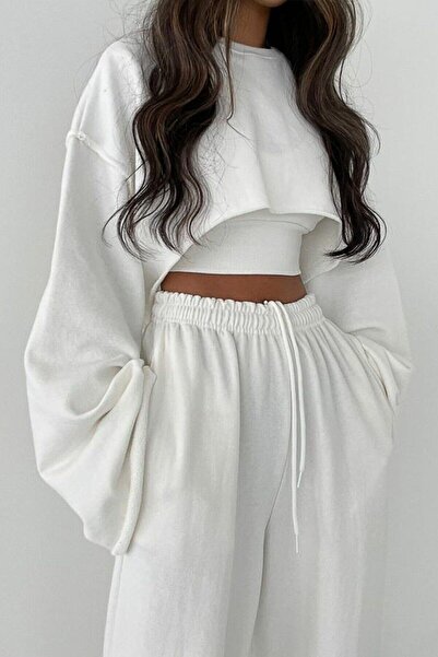 NoVibe Set de trening MaiysdenTriple Cannes alb