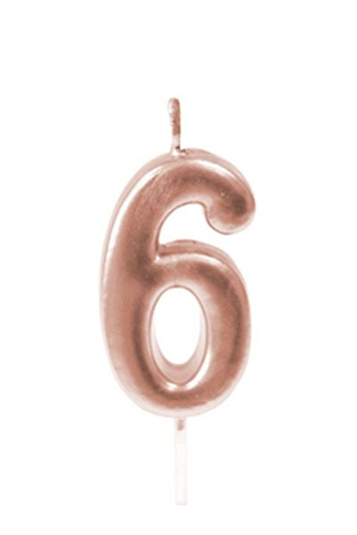 Share the Love Six Number Candle - Rose Gold