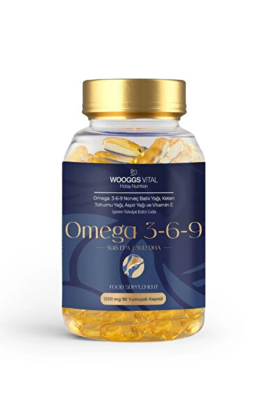 Hotay Nutrition Wooggs Vital Wooggs Vital Omega 3,6,9 Norveç Balık Yağı Keten...
