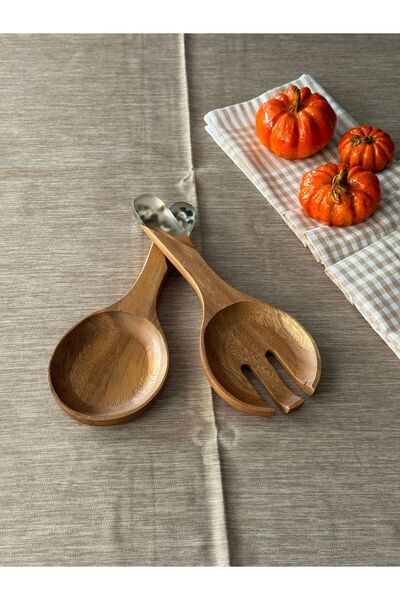Meri Ev Gereçleri Acacia Salad Serving Set of 2