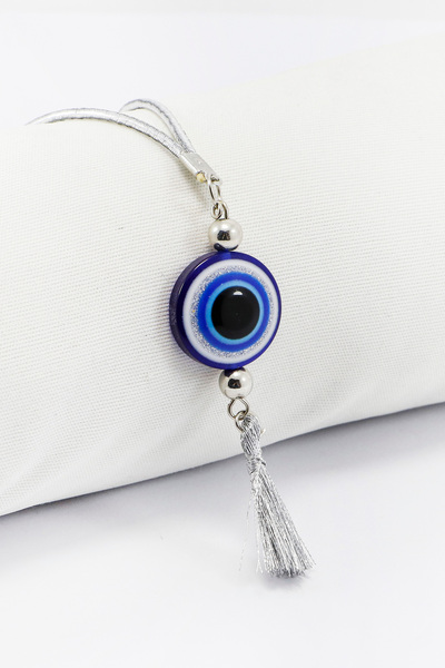 biuti Nazar Boncuklu Püsküllü Araba Dikiz Ayna Süsü, Yeni Araba Süsü