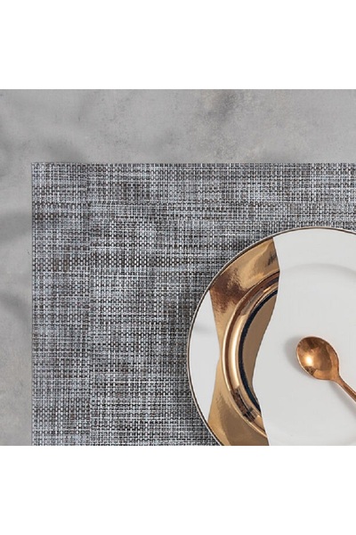 LA MESA Grey plastic plate mat set 4 pcs 30*45cm