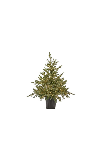 BraziPremium By OLLMA Brad artificial decorativ Pino Argentato cu 240 MINILED...