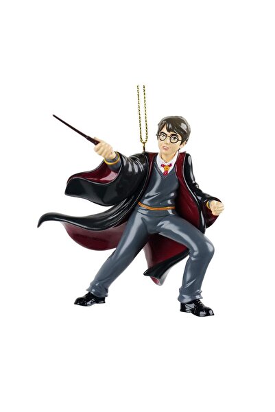 Harry Potter 3D Wand Christmas Tree Ornament, 10 cm, grey