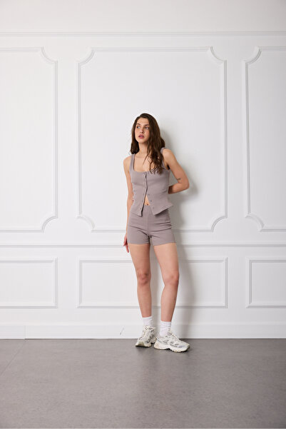 Beyyoglu Önü Düğmeli Bluz