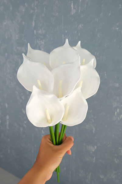 Uğur Gelin Buketi Beyaz 8’li Gala Demet