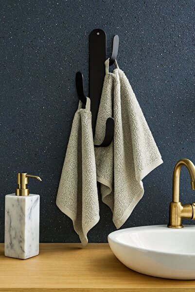 VENON Κρεμάστρα KAKTÜS από ανοξείδωτο μέταλλο με ισχυρή κόλλα Οργάνωση μπάνιου Κρεμάστρα μπάνιου Μοντέρνα κρεμάστρα Κρεμάστρα για πετσέτες