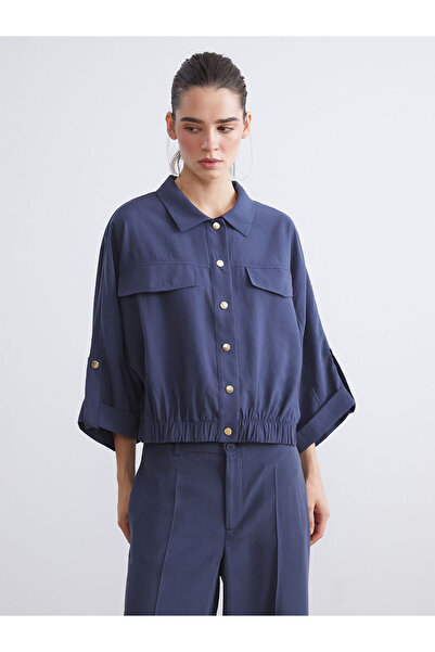 LC Waikiki Modal Blended Oversize Women's Shirt