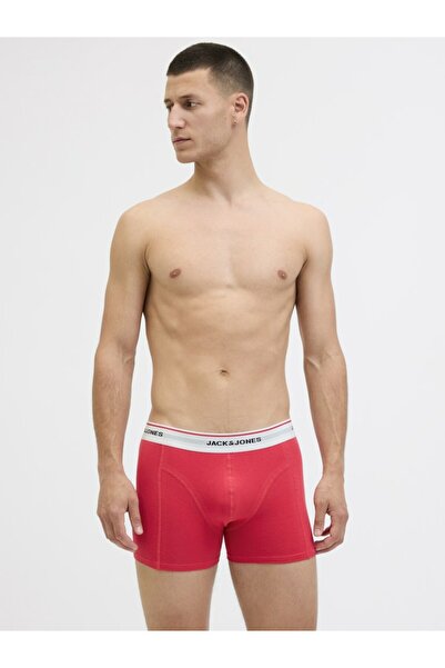 Jack & Jones Ανδρικά μαύρα σλιπ Jackayden Solid Trunks 3 Pack Sn Boxer 12281999-Μαύρο