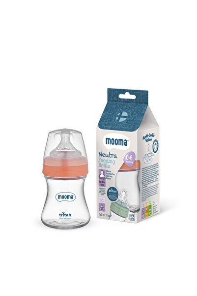 teknotrust Yavaş akışlı 150 ml anti-kolik travmatik biberon, 0-6 ay için güvenle kullanabilirsiniz