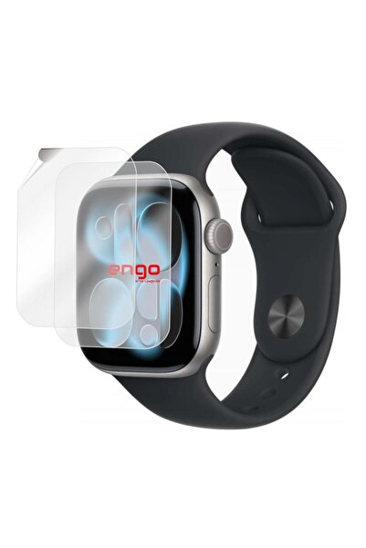 Engo Apple Watch Series 11 42mm TPU Ekran Koruyucu 2'li Şeffaf