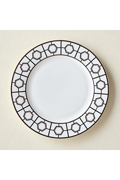 Generic Thahab New Bone China Dinner Plate - 27 cm